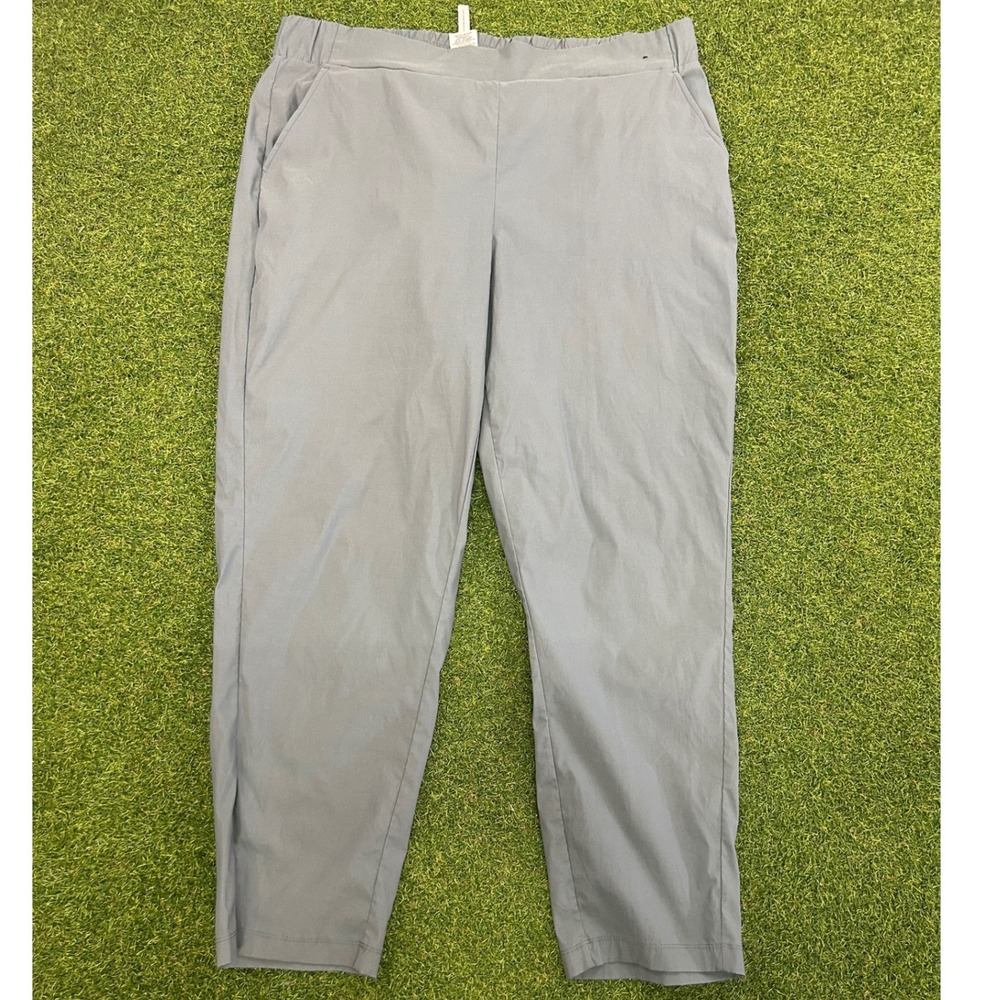 Modern Ambition Mens XXL Blue Gray Recycled Nylon Stretch Active Tapered Pants